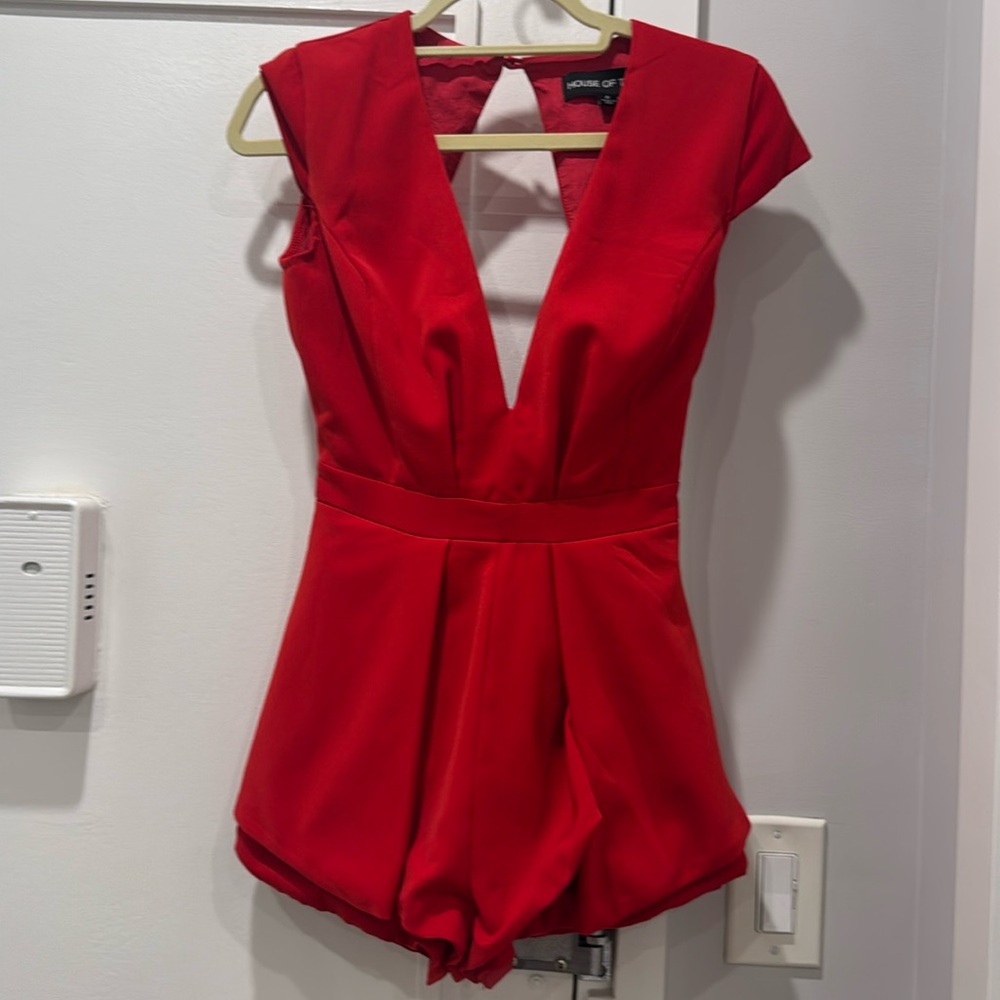 House of Three Red Romper Jumper Size 6 - NYE!!!